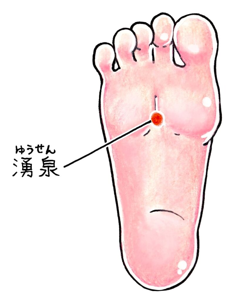 バーニングフィート症候群に有効な「ゆうせん」とイウツボの図