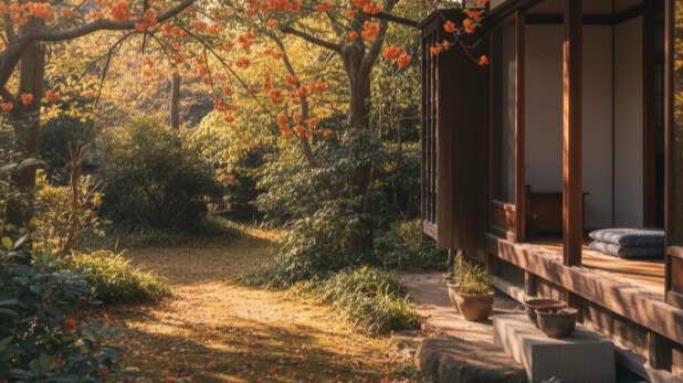 秋の訪れを告げる金木犀の花。