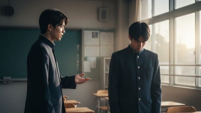 友達からの心ない一言に、傷ついてしまった起立性調節障害の生徒。