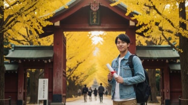 起立性調節障害を乗り越え、目標だった国立大学に合格した学生。