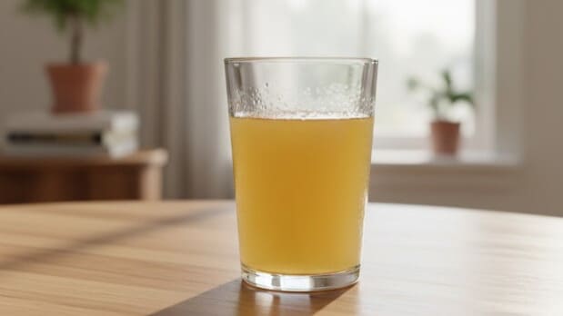 逆流性食道炎におすすめの飲み物である、りんごジュースの画像