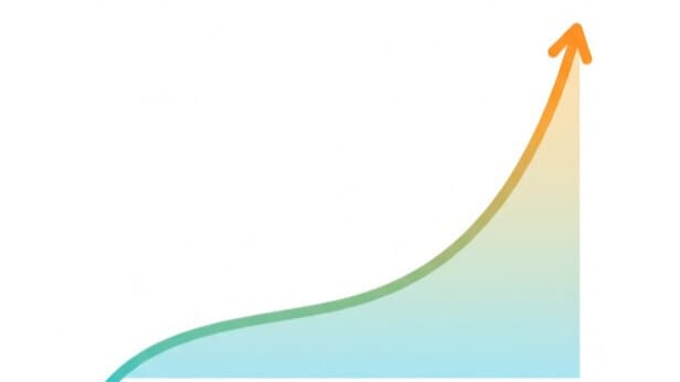 リハビリのプラトー現象と回復曲線を示すグラフ