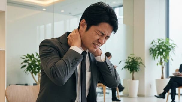 大阪市淀川区十三で交通事故のむち打ちに悩む男性